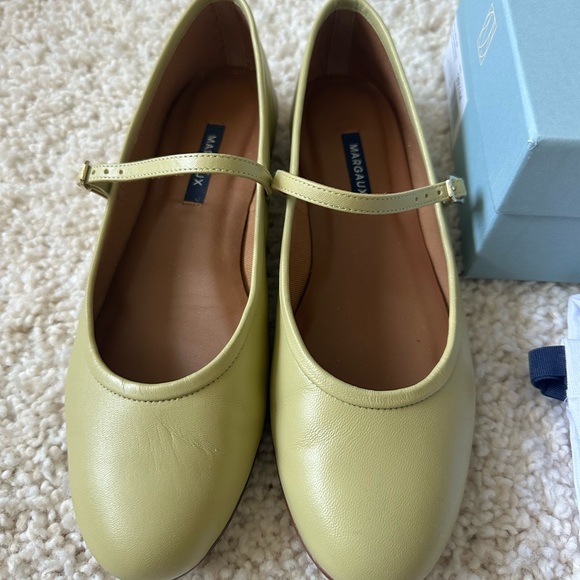 Margaux Pear Demi Mary Jane Flats - Picture 2 of 6